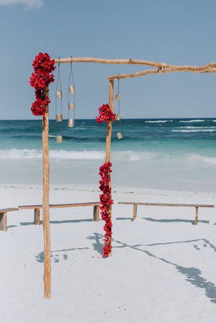 Cosmic Mayan wedding ceremony in Tulum