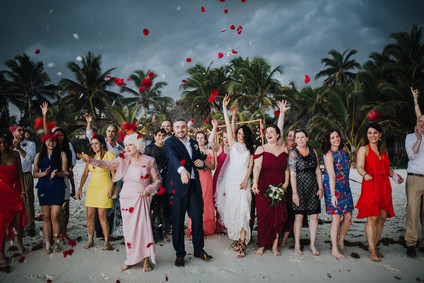 Cosmic Mayan wedding ceremony in Tulum