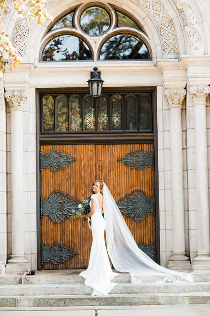 Classic Chicago wedding ceremony at St. Michael's Church