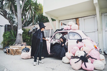Pink halloween party ideas Inspiration