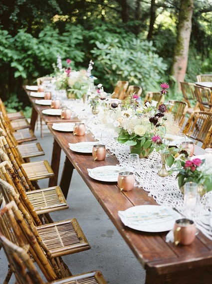 romantic fall wintery wedding in Washington state