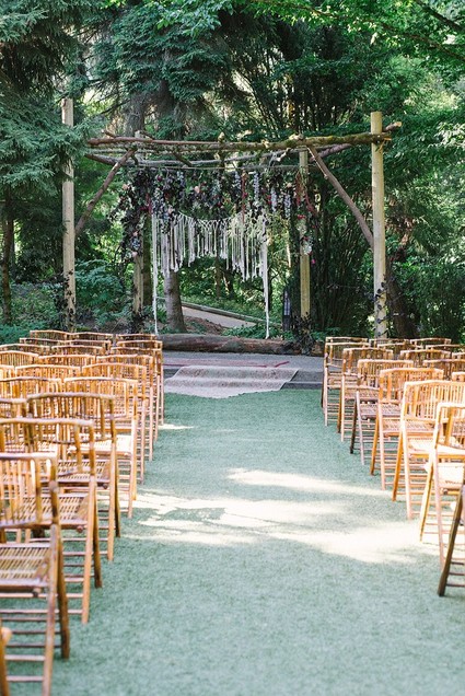 romantic fall wintery wedding in Washington state