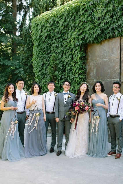 romantic fall wintery wedding in Washington state