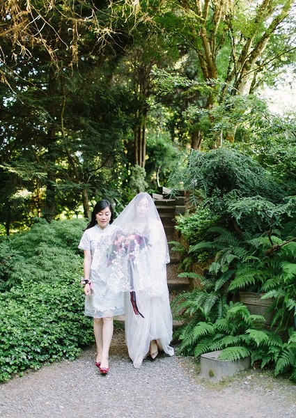 romantic fall wintery wedding in Washington state