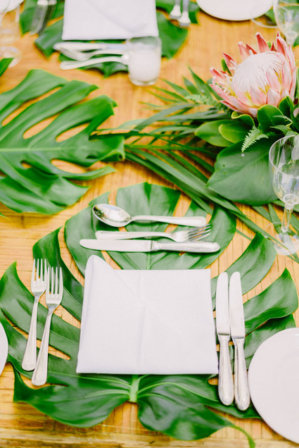 Tropical rehearsal dinner in Athens Greece