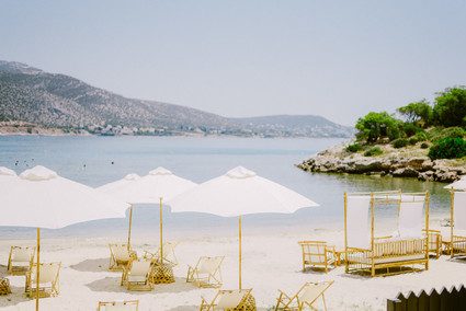 Tropical rehearsal dinner in Athens Greece