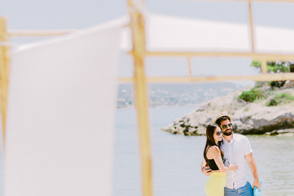 Tropical rehearsal dinner in Athens Greece