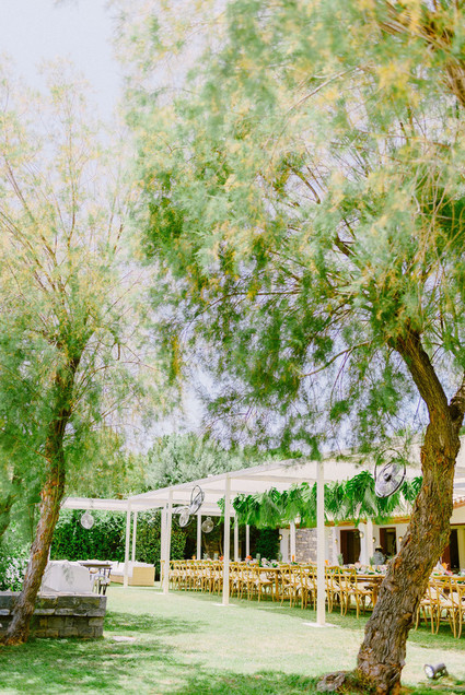 Tropical rehearsal dinner in Athens Greece