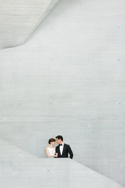 minimal museum wedding ideas