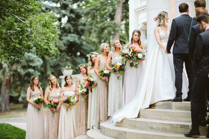 California meets Colorado modern boho wedding in Denver