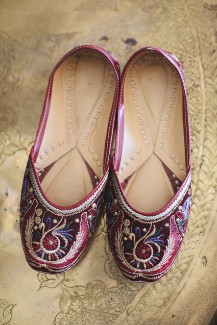 Modern desert Indian wedding celebration