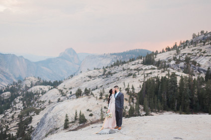 Blush Yosemite vow renewal Inspiration