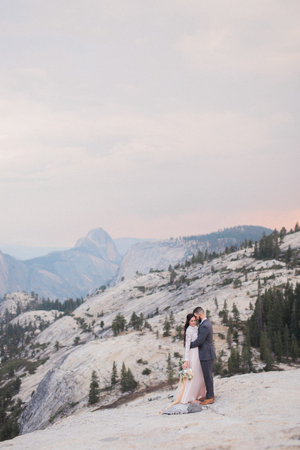 Blush Yosemite vow renewal Inspiration