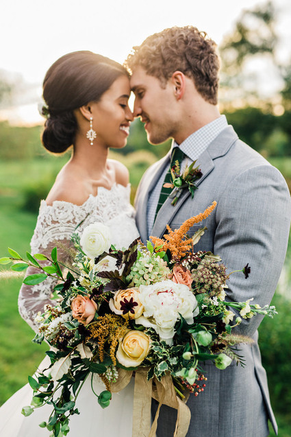 Glam fall wedding inspiration