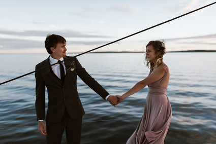 Lake Superior sailboat elopement ideas Inspiration