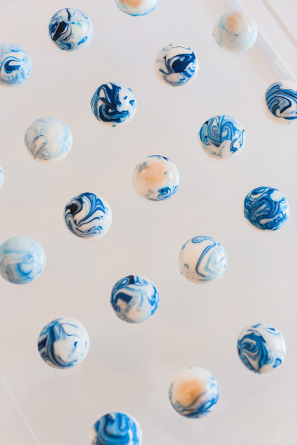 Royal blue heroes baby shower