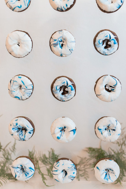 Royal blue heroes baby shower