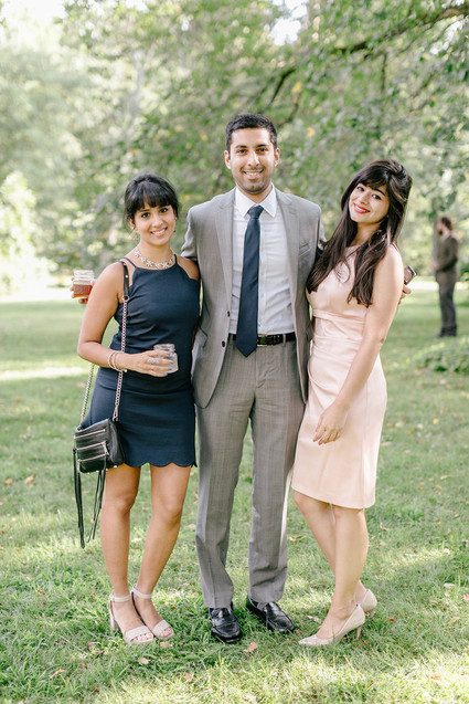 elegant pastel fall wedding at Tyler Arboretum in Philadelphia