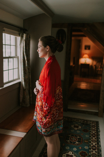 Moody fall barn wedding in Maine