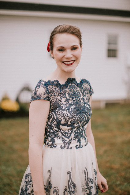 Moody fall barn wedding in Maine