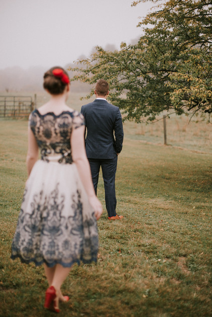 Moody fall barn wedding in Maine Inspiration