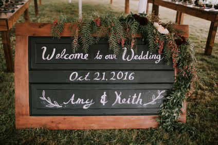 Moody fall barn wedding in Maine Inspiration