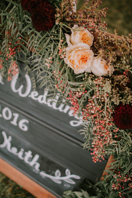 Moody fall barn wedding in Maine