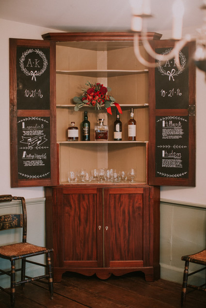 Moody fall barn wedding in Maine Inspiration