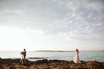 Romantic boho fall Apulia elopement