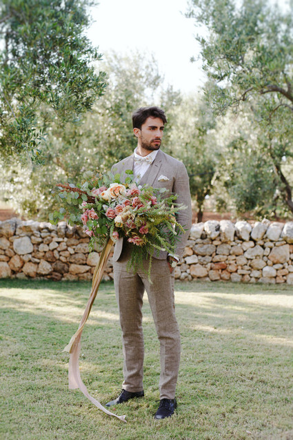 Romantic boho fall Apulia elopement