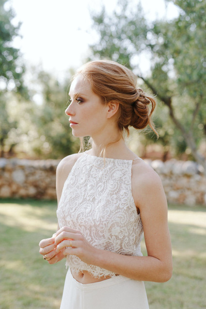 Romantic boho fall Apulia elopement