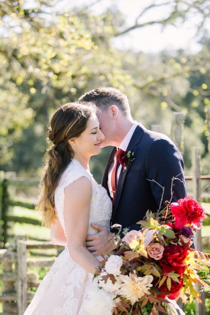 Rustic fall forest wedding at Santa Lucia Preserve in Carmel