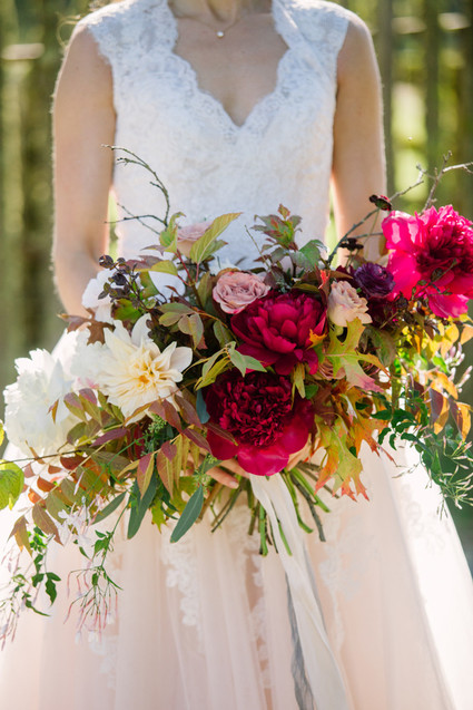 Rustic fall forest wedding at Santa Lucia Preserve in Carmel