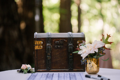 Rustic fall forest wedding at Santa Lucia Preserve in Carmel
