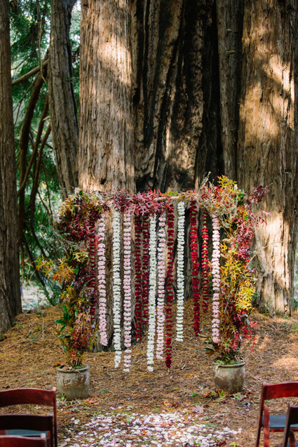 Rustic fall forest wedding at Santa Lucia Preserve in Carmel