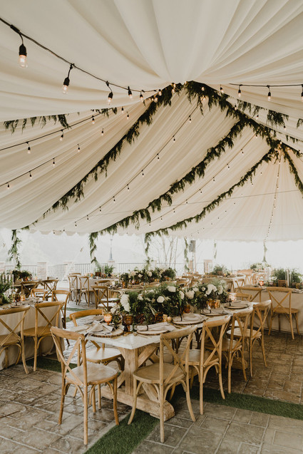 Rustic winter wedding in Oak Glen, CA