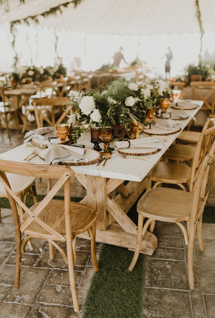 Rustic winter wedding in Oak Glen, CA