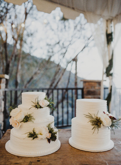 Rustic winter wedding in Oak Glen, CA