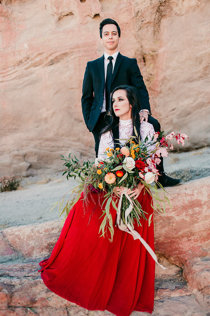 Dia de los Muertos inspired anniversary shoot