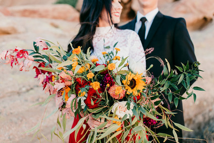 Dia de los Muertos inspired anniversary shoot