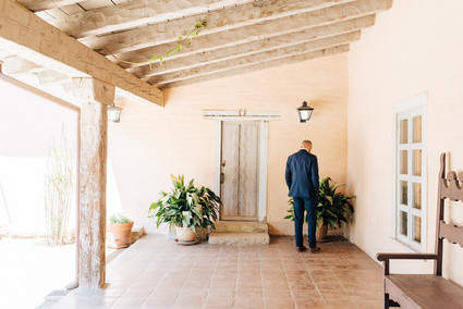 Colorful wedding at the Santa Barbara Historical Museum