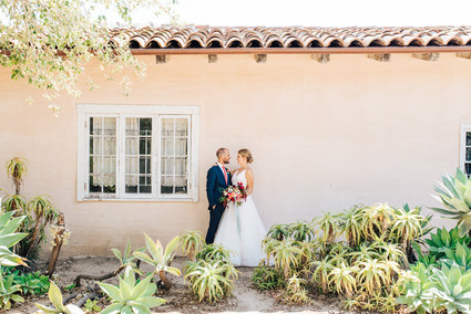 Colorful wedding at the Santa Barbara Historical Museum