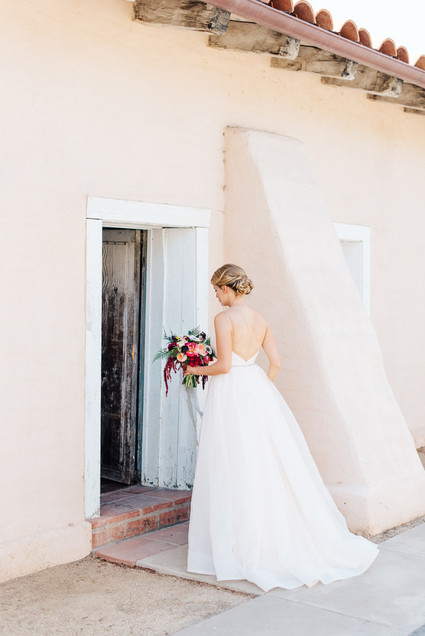 Colorful wedding at the Santa Barbara Historical Museum