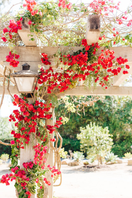Colorful wedding at the Santa Barbara Historical Museum