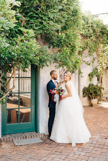 Colorful wedding at the Santa Barbara Historical Museum