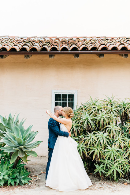 Colorful wedding at the Santa Barbara Historical Museum