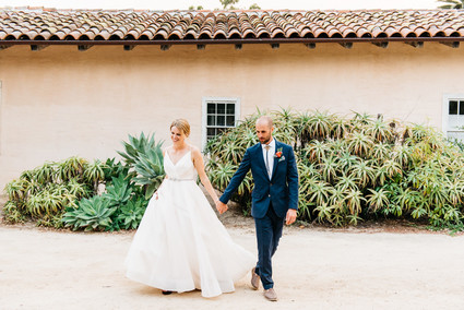 Colorful wedding at the Santa Barbara Historical Museum