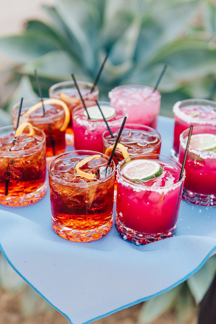 Colorful wedding at the Santa Barbara Historical Museum