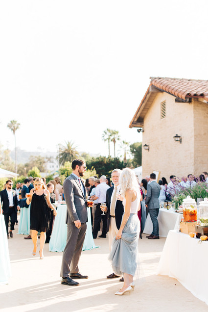 Colorful wedding at the Santa Barbara Historical Museum