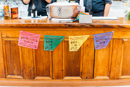 Colorful wedding at the Santa Barbara Historical Museum
